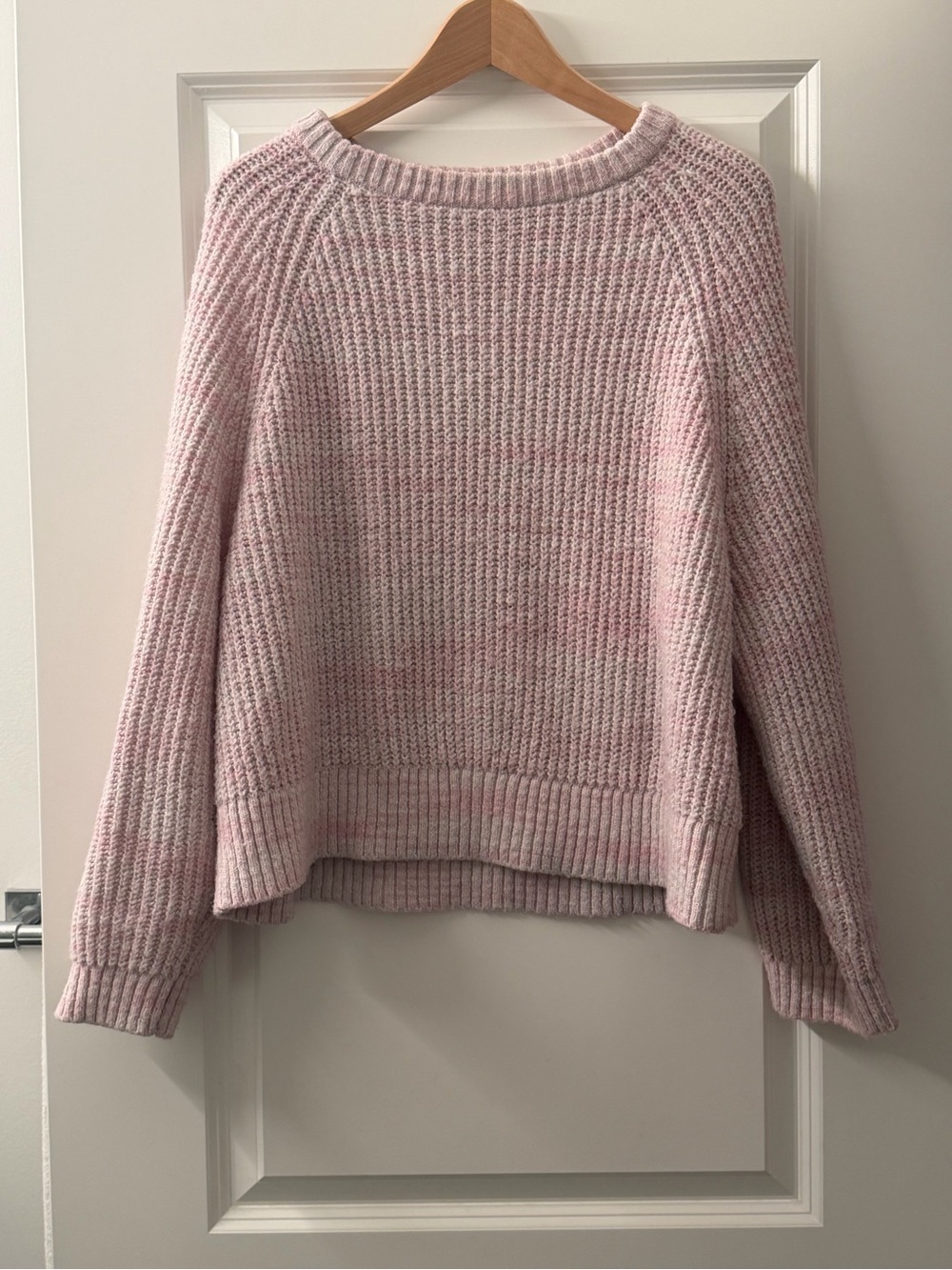 Old Navy Light Pink Crewneck Sweater Wool Blend